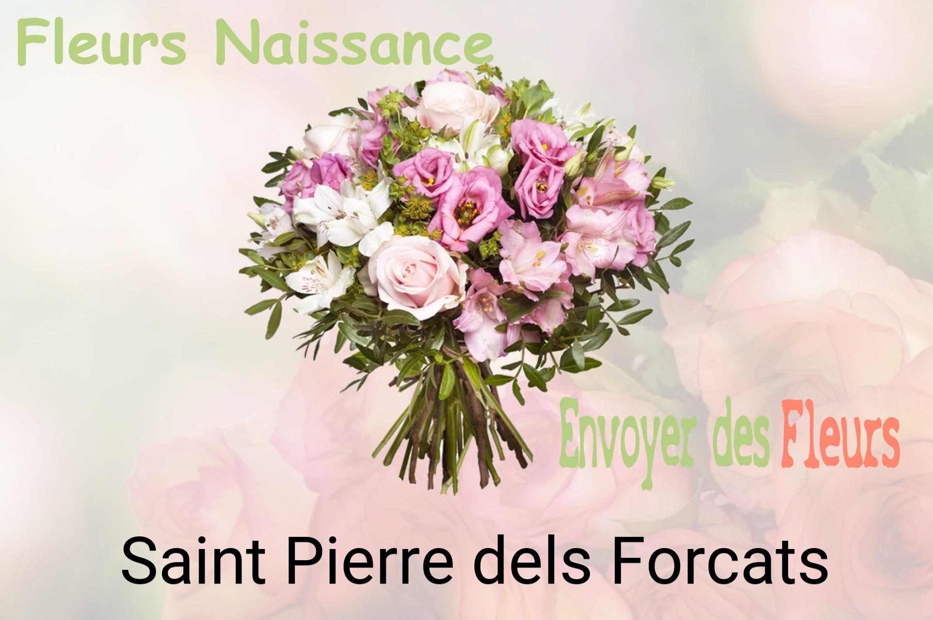 Bouquet de fleurs de naissance livré à Saint-Pierre-dels-Forcats