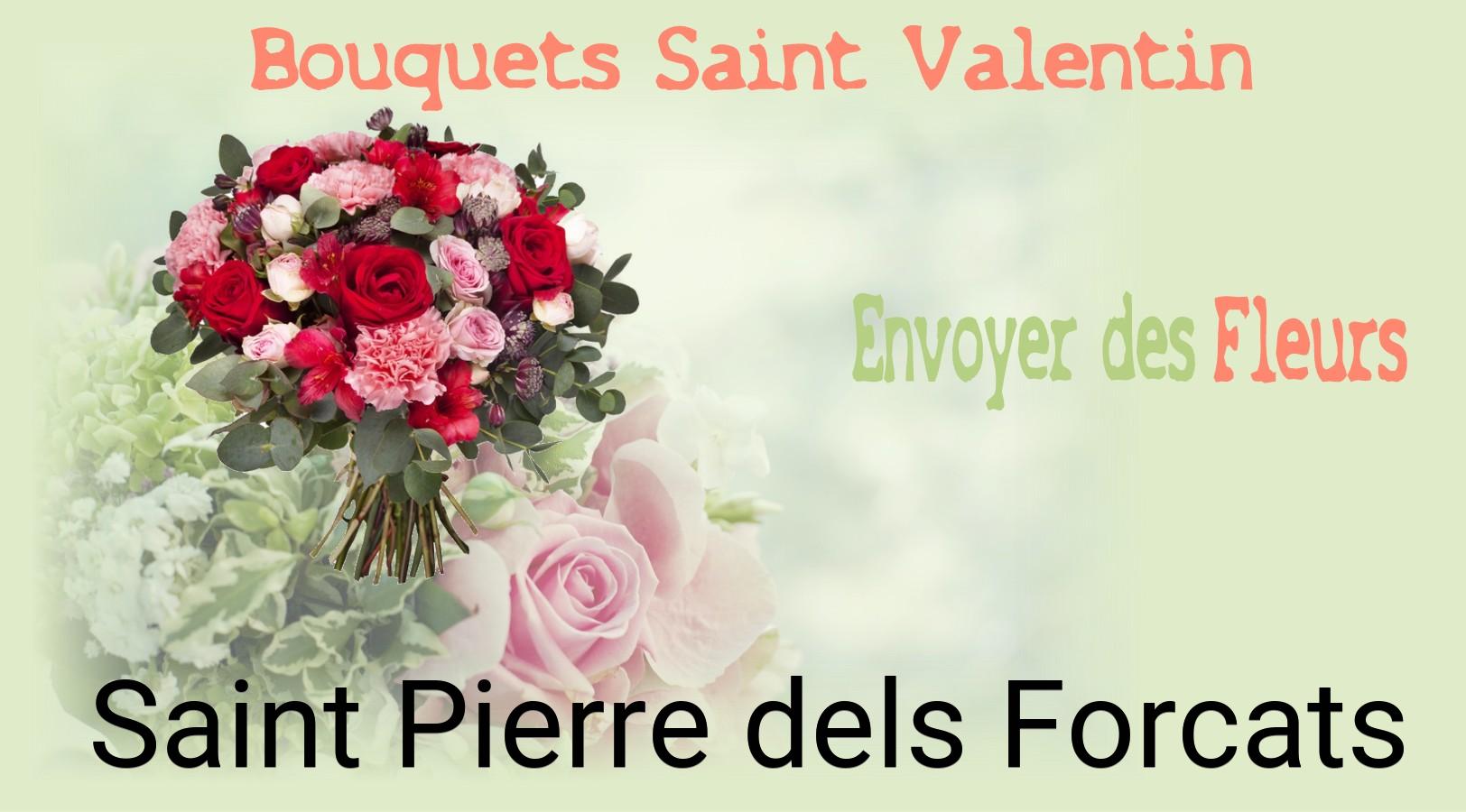 Roses de Saint-Valentin livrées à Saint-Pierre-dels-Forcats
